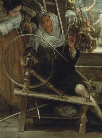 Velázquez, Las Hilanderas (detail)