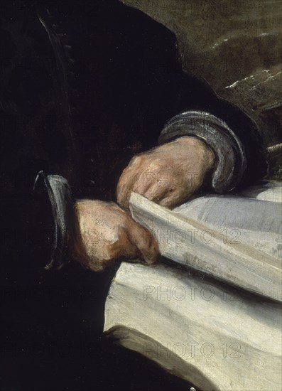 Velázquez, The Jester Don Diego de Acedo (detail)