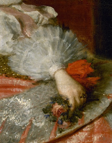 Velázquez, Infant Margaret of Austria (detail)