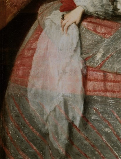 Velázquez, Infant Margaret of Austria (detail)
