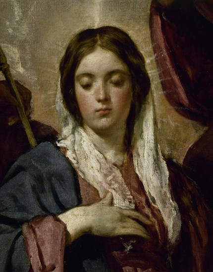 Velázquez, The Coronation of the Virgin (detail)