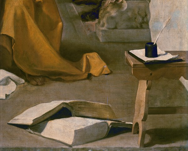 Velázquez, Saint Thomas of Aquin going into ecstasies (detail)