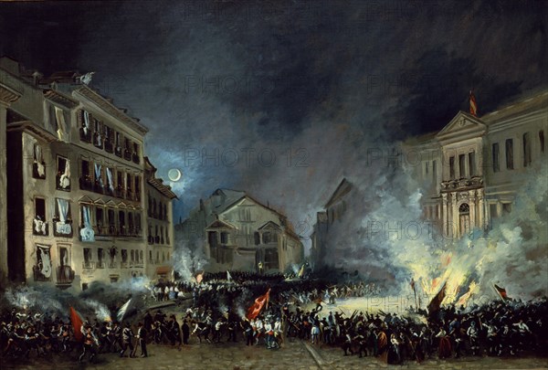 Lucas Velázquez, Episode de la Révolution de 1854