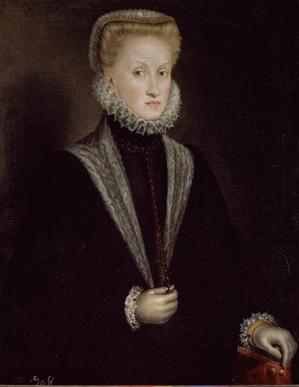 Anguissola, Portrait d'Anne d'Autriche