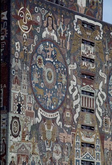 OGORMAN JUAN
BIBLIOTECA CENTRAL-DETALLE-MURALES HECHOS DE MOSAICOS
MEXICO DF, CIUDAD UNIVERSITARIA
MEXICO