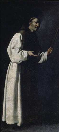 Zurbaran, Altarpiece of Saint Christopher - monk