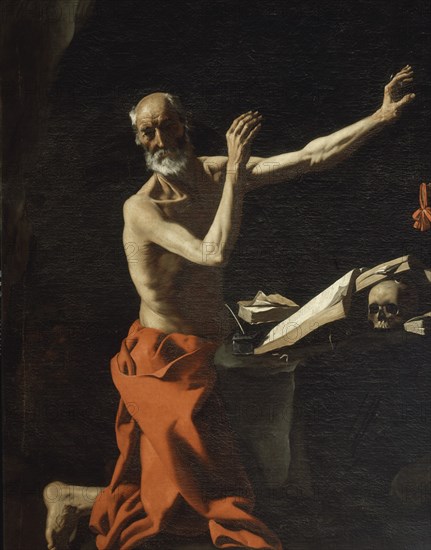 Zurbaran, Saint Jerome Chapel - Temptations of Saint Jerome (detail)