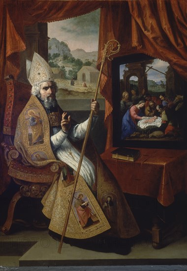 Zurbaran, Altarpiece Saint Nicolas of Bari
