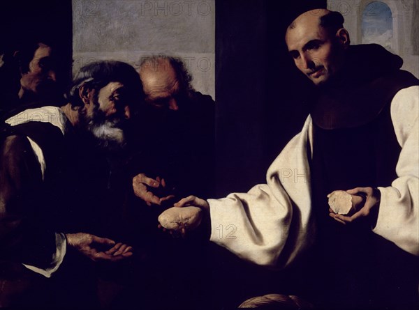 Zurbaran, Sacristy - Brother Martin's Charity (detail)