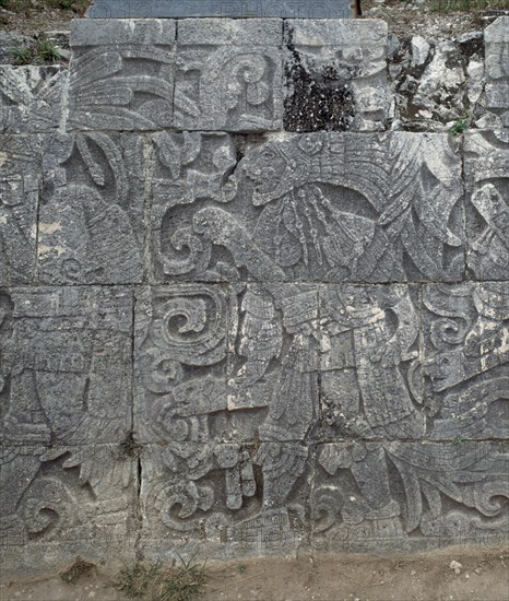 Reliefs de joueurs de la pelote