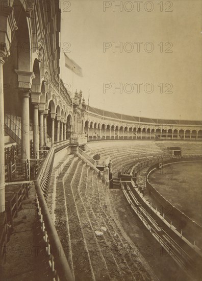 FOTOGRAFIA DE LA MAESTRANZA DE SEVILLA EN 1881-DAGUERROTIPO