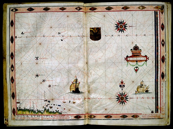 VAZ DOURADO FERNAO 1520/80
MAPA Nº11-ATLAS PORTULANO 1568 -NUEVA ETIOPIA,DESCUBIERTA POR MAGALLANES
MADRID, COLECCION DUQUES DE ALBA
MADRID

This image is not downloadable. Contact us for the high res.