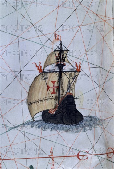 VAZ DOURADO FERNAO 1520/80
MAPA Nº11-PORTULANO-NUEVA ETIOPIA-DET DEL BARCO
MADRID, COLECCION DUQUES DE ALBA
MADRID
This image is not downloadable. Contact us for the high res.