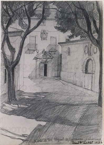 FREMIN RENE
DIBUJO DE LA CASA DE UNAMUNO EN SALAMANCA-1932
SALAMANCA, COLEGIO IRLANDESES-FONSECA
SALAMANCA