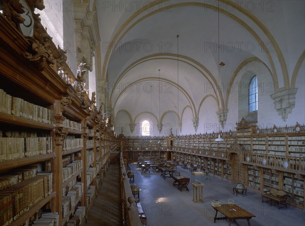 BIBLIOTECA ANTIGUA-LATERAL DE LAS ESTANTERIAS BARROCAS
SALAMANCA, UNIVERSIDAD BIBLIOTECA
SALAMANCA