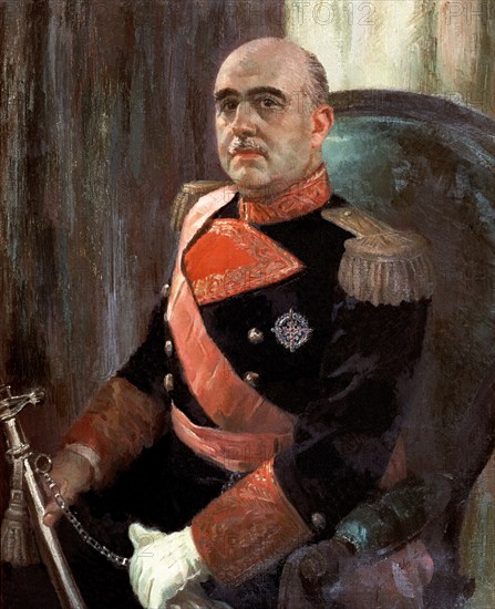 LAHUERTA GENARO
RETRATO DEL CAUDILLO FRANCISCO FRANCO
MADRID, BANCO DE ESPAÑA-COLECCIÓN ARTE
MADRID