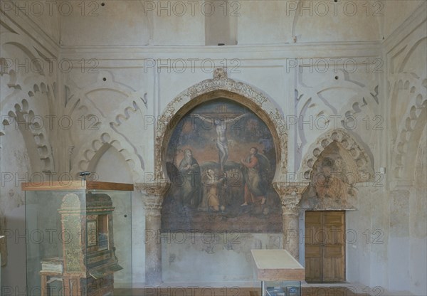 SALON DORADO - CRUCIFIXION - S XIV - ARTE MUDEJAR
TORDESILLAS, MONASTERIO STA CLARA
VALLADOLID