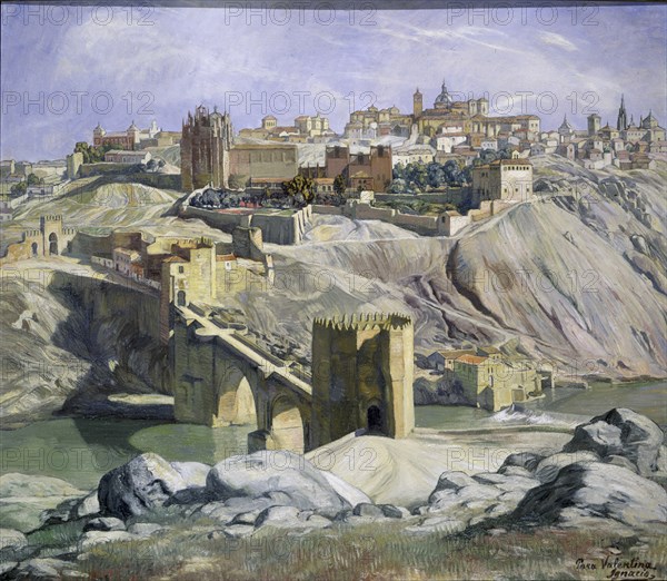 ZULOAGA IGNACIO 1870-1945
PAISAJE CLARO DE TOLEDO-1932-O/L 88X101 CM
ZUMAYA, MUSEO ZULOAGA
GUIPUZCOA