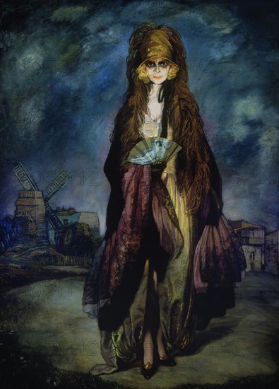 Ignacio Zuloaga (1870-1945)     Portrait of the Marquesa Casati - 1923 - oil on canvas - 154x208 cm.