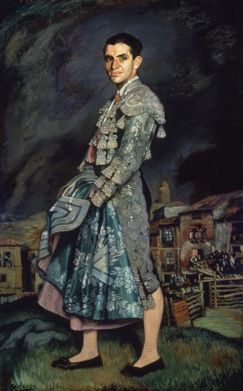 ZULOAGA IGNACIO 1870-1945
RETRATO DE BELMONTE CON TRAJE DE PLATA-1924-193X120 CM
ZUMAYA, MUSEO ZULOAGA
GUIPUZCOA