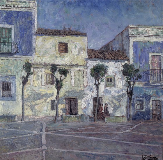 ZULOAGA IGNACIO 1870-1945
CASAS AL SOL-1945-OLEO/LIENZO-113 X 115 CM
ZUMAYA, MUSEO ZULOAGA
GUIPUZCOA