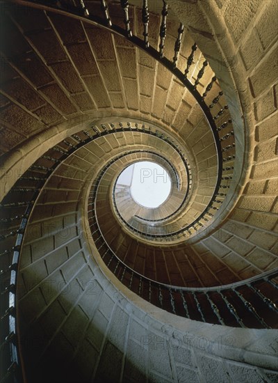 ANDRADE DOMINGO 1639/1712
ESCALERA DE CARACOL -
SANTIAGO DE COMPOSTELA, CONVENTO DE SANTO DOMINGO BONAVAL
CORUÑA