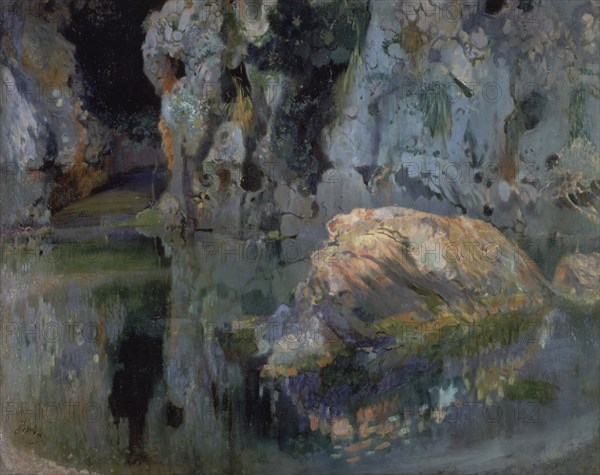 MIR JOAQUIN 1873-1940
LE ROC DE L'ESTANY-1908-
BARCELONA, MUSEO DE ARTE MODERNO
BARCELONA