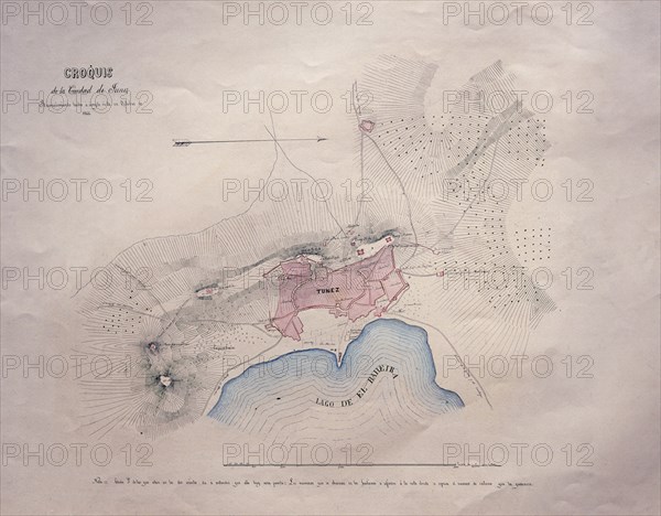 XIMENEZ DE SANDOVAL
CROQUIS DE LA CIUDAD DE TUNEZ-1844-
MADRID, SERVICIO GEOGRAFICO EJERCITO
MADRID