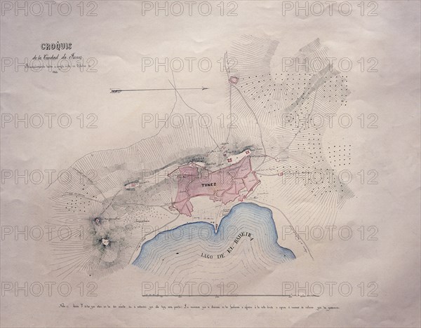 XIMENEZ DE SANDOVAL
CROQUIS DE LA CIUDAD DE TUNEZ-1844-
MADRID, SERVICIO GEOGRAFICO EJERCITO
MADRID