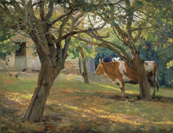 LLORENS FRANCISCO 1874-1948
LA HUERTA DEL SEÑOR JUAN-1930/36-70,5X90 CM-
MADRID, COLECCION PARTICULAR
MADRID
This image is not downloadable. Contact us for the high res.