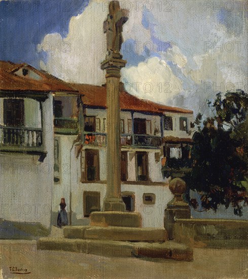 LLORENS FRANCISCO 1874-1948
EL CRUCERO - 1930/36-44,5X39,5 CM-
MADRID, COLECCION PARTICULAR
MADRID