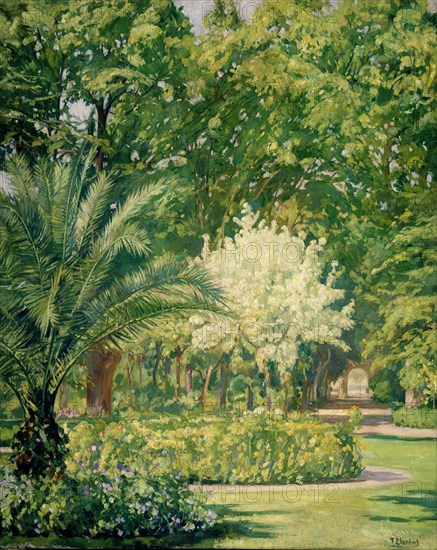 LLORENS FRANCISCO 1874-1948
VERE CLARO-JARDIN BOTANICO-1934-79X100 CM-
MADRID, COLECCION PARTICULAR
MADRID