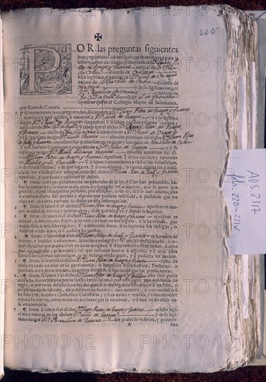 LIBRO-LIMPIEZA DE NOMBRE-REQUISITO PARA ENTRAR A COL MAYORES
SALAMANCA, UNIVERSIDAD BIBLIOTECA
SALAMANCA