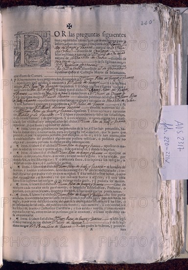 LIBRO-LIMPIEZA DE NOMBRE-REQUISITO PARA ENTRAR A COL MAYORES
SALAMANCA, UNIVERSIDAD BIBLIOTECA
SALAMANCA