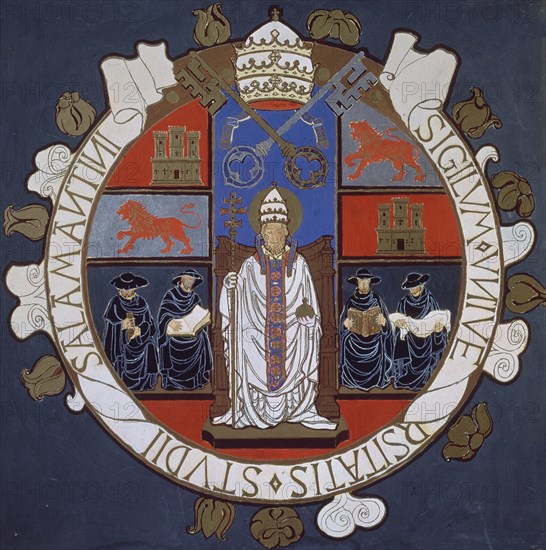 PINTURA-ESCUDO EMBLEMATICO DE LA UNIVERSIDAD SALMANTINA-
SALAMANCA, UNIVERSIDAD-MUSEO
SALAMANCA
This image is not downloadable. Contact us for the high res.