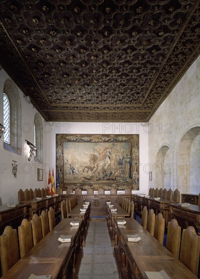 SALA DE REUNIONES CON TAPIZ AL FONDO-
SALAMANCA, UNIVERSIDAD
SALAMANCA
