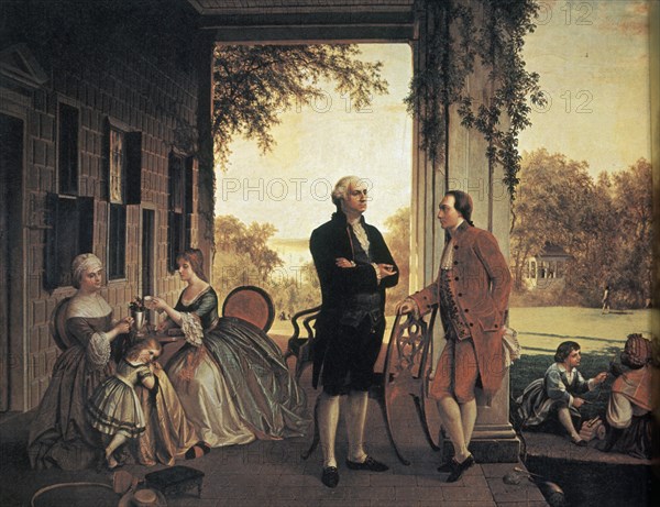 La Famille de Washington et de Lafayette en Virginie