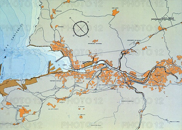 JOAN VILA MONCAU
PUERTO DE BILBAO- PLANO - 1924