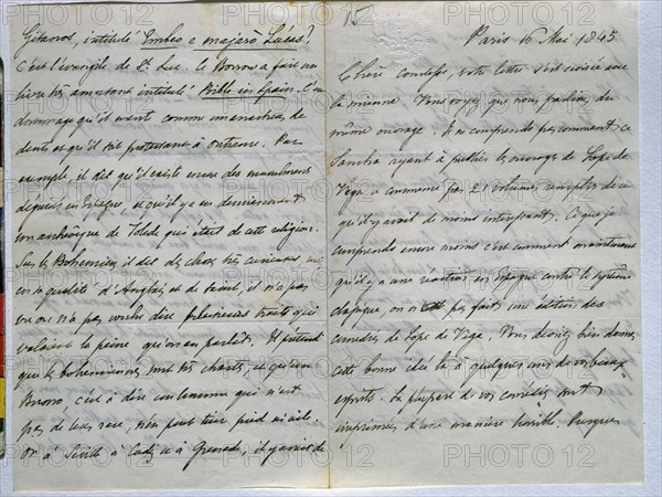 CARTA MANUSCRITA DIRIJIDA A LA CONDESA DESDE PARIS EN 1845
MADRID, COLECCION DUQUES DE ALBA
MADRID
This image is not downloadable. Contact us for the high res.