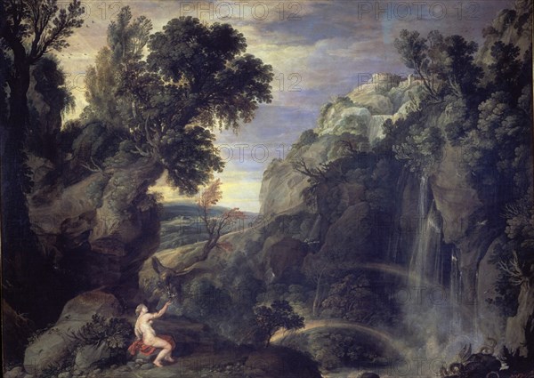 BRILL PAUL 1554/1626
PAISAJE CON PSIQUIS Y JUPITER-S XVI/XVII-NºPRADO 1849-93x128- BARROCO FLAMENCO
MADRID, MUSEO DEL PRADO-PINTURA
MADRID