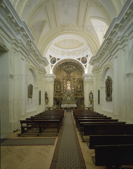 INTERIOR-VISTA DE LA NAVE HACIA LA CABECERA S XVII BARROCA
MOSTOLES, ERMITA NTRA SRA SANTOS
MADRID
This image is not downloadable. Contact us for the high res.