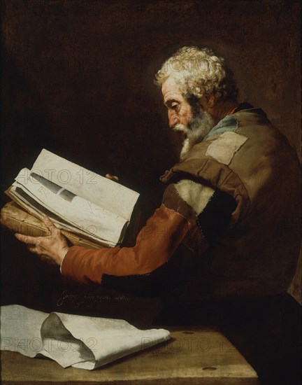 RIBERA JOSE DE 1591/1652
ANAXAGORAS - FILOSOFO GRIEGO
ZURICH, COLECCION PARTICULAR
SUIZA