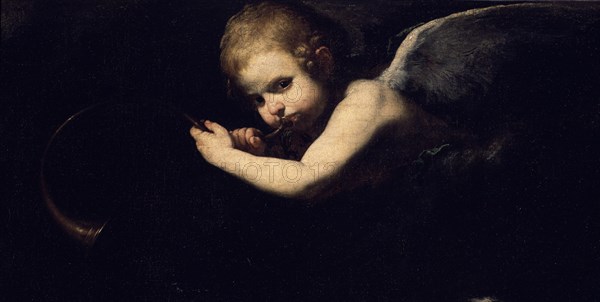 RIBERA JOSE DE 1591/1652
S JERONIMO Y EL ANGEL-DET ANGEL-1626(CONJ EN Nº 137992)
SAN PETESBURGO, MUSEO ERMITAGE
RUSIA