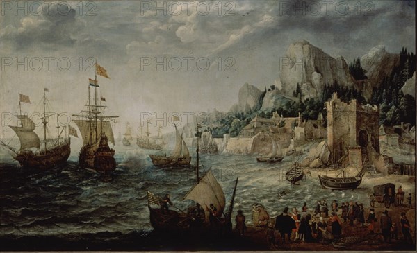 WILLAERTS ADAM
ESCENA DE LA COSTA/EMBARQUE DE FEDERICO DE PALATINADO-1624-86X142CM-BARROCO HOLANDES
MADRID, COLECCION LUIS ALVAREZ
MADRID
This image is not downloadable. Contact us for the high res.