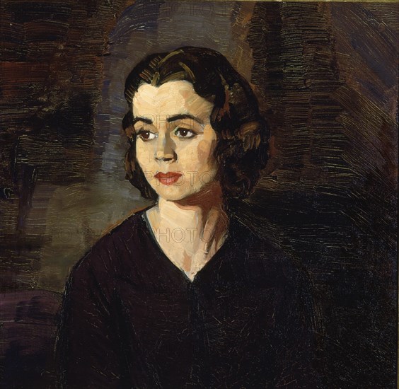 ZULOAGA IGNACIO 1870-1945
(RETRATO DE SEÑORA)
PEDRAZA, COLECCION SUAREZ ZULOAGA
SEGOVIA