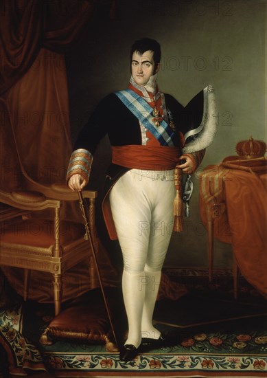 CRUZ Y RIOS LUIS DE 1776/1853
EL REY FERNANDO VII CON UNIFORME DE CAPITAN GENERAL
PARDO EL, PALACIO DE LA QUINTA
MADRID