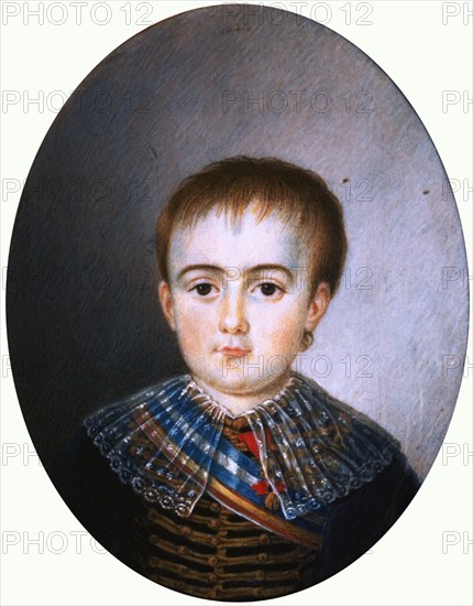 CRUZ Y RIOS LUIS DE 1776/1853
EL INFANTE FERNANDO MARIA DE BORBON
MADRID, PALACIO REAL-PINTURA
MADRID