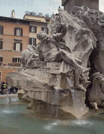 BERNINI GIAN LORENZO 1598/1680
PLAZA NAVONA-FUENTE DE LOS 4 RIOS-1651-DET ESCULTURA
ROMA, EXTERIOR
ITALIA

This image is not downloadable. Contact us for the high res.