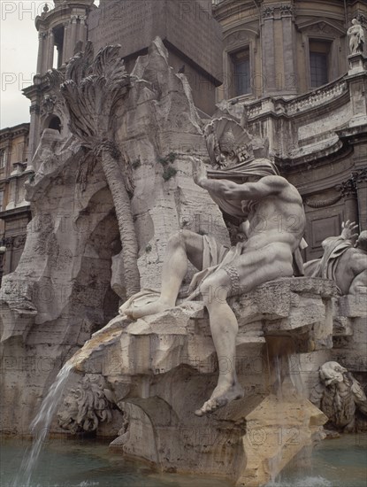 BERNINI GIAN LORENZO 1598/1680
PLAZA NAVONA-FUENTE DE LOS 4 RIOS-1651-DET BASE CON ESCULTURAS
ROMA, EXTERIOR
ITALIA
This image is not downloadable. Contact us for the high res.