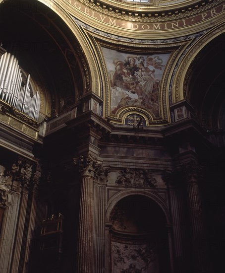 BORROMINI FRANCESCO 1599/1667
INTERIOR-CUPULA:PECHINAS CON FRESCOS DE CIRO FERRI-1652/70
ROMA, IGLESIA DE SANTA AGNESE AGONE
ITALIA

This image is not downloadable. Contact us for the high res.